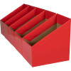 Marbig Book Boxes Large 17W x 25D x 27cmH Red Pack Of 5