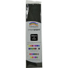RAINBOW CREPE PAPER 500mm x 2.5m Black Pack of 12