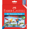 Faber-Castell Watercolour Pencils With Sharpener Assorted Pack of 24