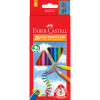 Faber-Castell Junior Triangular Coloured Pencils Assorted Pack of 20