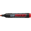 Uni PM122 Prockey Permanent Marker Bullet 1.8mm Red Box of 12