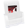 Deflecto Brochure Holder A4 Single Tier Free Standing And Wall Mount