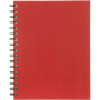 Spirax 512 Hard Cover Notebook A4 Ruled 200 Page Side Opening Red