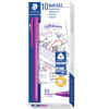 Staedtler 432 Stick Triangular Ballpoint Pen Medium 1.0mm Violet Box of 10