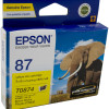 Epson T0874 UltraChrome Hi-Gloss2 Ink Cartridge Yellow