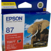 Epson T0877 UltraChrome Hi-Gloss2 Ink Cartridge Red