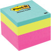 Post-It 2051-MC Mini Memo Cube 51x51mm 400 Sheet Bright Assorted
