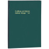 Collins No.5804 Notebook Hard Cover A4 Short Ruled A-Z 168 Page Green
