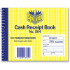 Spirax 504 Cash Receipt Book Carbonless 102x127mm 50 Duplicate Sets Side Opening