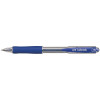 Uni SN100 Laknock Ballpoint Pen Retractable Fine 0.7mm Blue