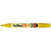 Artline 70 Permanent Markers Bullet 1.5mm Yellow Box Of 12