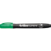 Artline Supreme Permanent Markers Bullet 1mm Green Pack Of 12