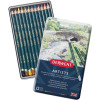 Derwent Artist 12 Pencils Assorted Tin Pack Of 12