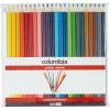 Columbia Coloursketch Coloured Pencils Round Assorted Colours Wallet Of 24