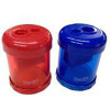 Bantex Canister Sharpener Double Hole Red or Blue