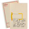 Avery Tubeclip File Foolscap Buff With Red Print