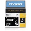 Dymo 18482 Rhino Industrial Labels 9mmx5.5m Polyester Black on White