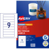 Avery Quick Peel Address Laser & Inkjet Labels White L7667 133x29.61m 225 Labels