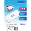 Unistat Laser Copier & Inkjet Labels 105x37mm 16UP 1600 Labels 100 Sheets