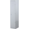 Steelco Steel Personnel Locker 1 Door 380W x 460D x 1830mmH Silver Grey