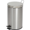 Compass Round Pedal Bin 12 Litres Stainless Steel