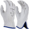 Maxisafe Rigger Gloves Natural Full-Grain Leather Medium Grey