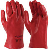 Maxisafe Gauntlet Single Dipped Gloves 27cm Red