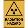 Zions Warning Sign Radiation Hazard 450x600mm Polypropylene