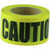 Maxisafe Barricade / Barrier Tape Caution 75mm x 100m Black On Yellow