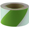 Maxisafe Barricade / Barrier Tape 75mm x 100m Green And White