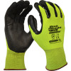 Maxisafe Black Knight Gripmaster Gloves Large Hi-Vis Yellow