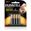 Duracell Coppertop Alkaline Battery Size AAA Pack Of 4