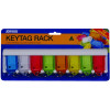 Kevron ID5 Key Tag Rack With 8 Tags Assorted Colours