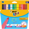 Bic Kids Visacolor XL Markers Bullet 4.5mm Chunky Grip Pack of 12