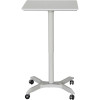 Sylex Helsinki Mobile Height Adjustable Table 600W x 600D x 690-1055mmH White