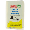 First Aider's Choice Wound Dressings No.13 Small 40 x 60mm Single Use White
