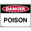 Brady Danger Sign Poison 600W x 450mmH Polypropylene White/Red/Black