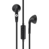 Moki In-Ear Stereo Earphones With Microphone And Control Black