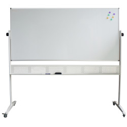 Rapidline Standard Mobile Whiteboard 1800W x 900mmH  Aluminium Frame