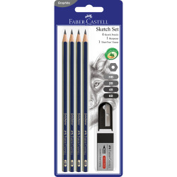 Faber-Castell Graphite Pencil Sketch Set of 6