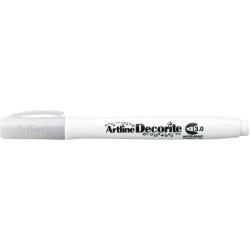 Artline Decorite Standard Markers Chisel 3.0mm White Box Of 12