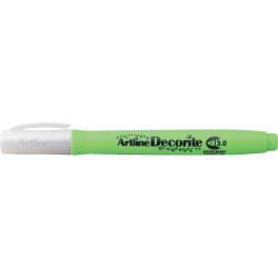 Artline Decorite Markers 3.0mm Chisel Standard Yellow Green Box Of 12