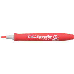 Artline Decorite Brush Markers Standard Red Box of 12