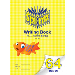 Spirax 161 Writing Book 335 x 240mm 64 Page 18mm Dotted Thirds