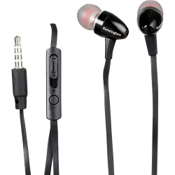 Kensington Stereo Earphones With Microphone And Volume Black