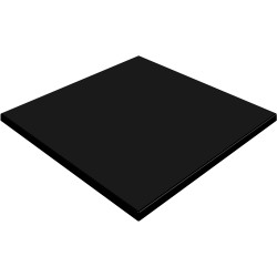 SM France Square Table Top Indoor Outdoor Use 600W x  600mmD Black