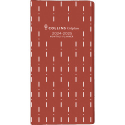 Collins Colplan Planner Diary  B6/7 2 Years Month To View Red