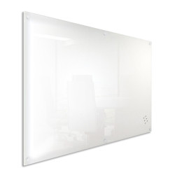 Visionchart Lumiere Magnetic Glassboard 1200 x 1200mm Frameless White