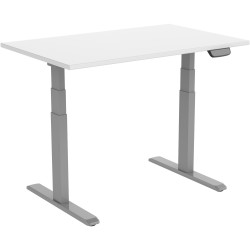 Ergovida Electric  Sit-Stand Desk 1500W x 750D x 620-1280mmH White/Grey
