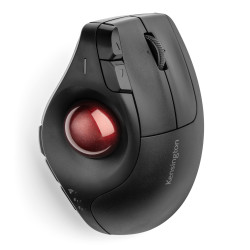 Kensington Pro Fit Ergo Vertical Wireless Trackball Mouse Black